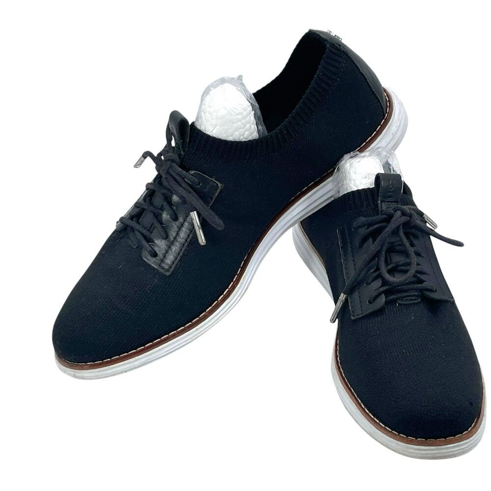 Cole Haan Zerogrand Stitchlite Black Knit Oxford Shoes Men’s 8.5B - Picture 6 of 7